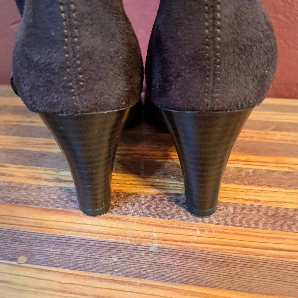 Faux Suede Boots - Picture 6 of 14